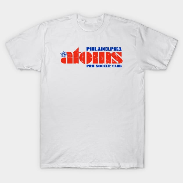 1973 Philadelphia Logo Vintage Soccer T-Shirt by ryanjaycruz
